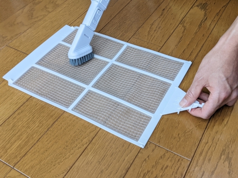 エアコンフィルターの掃除 でカビをとったあと