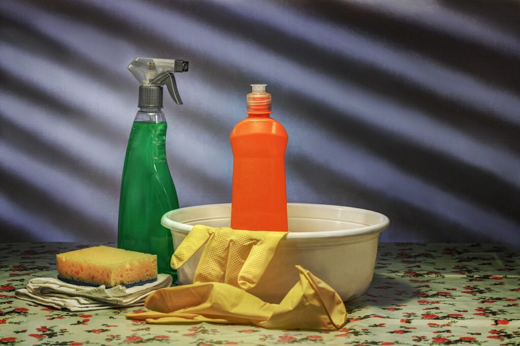 レンジフード掃除に使用する洗浄剤