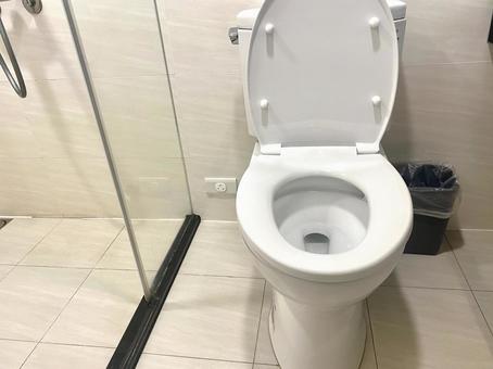 掃除してキレイになったトイレの便座