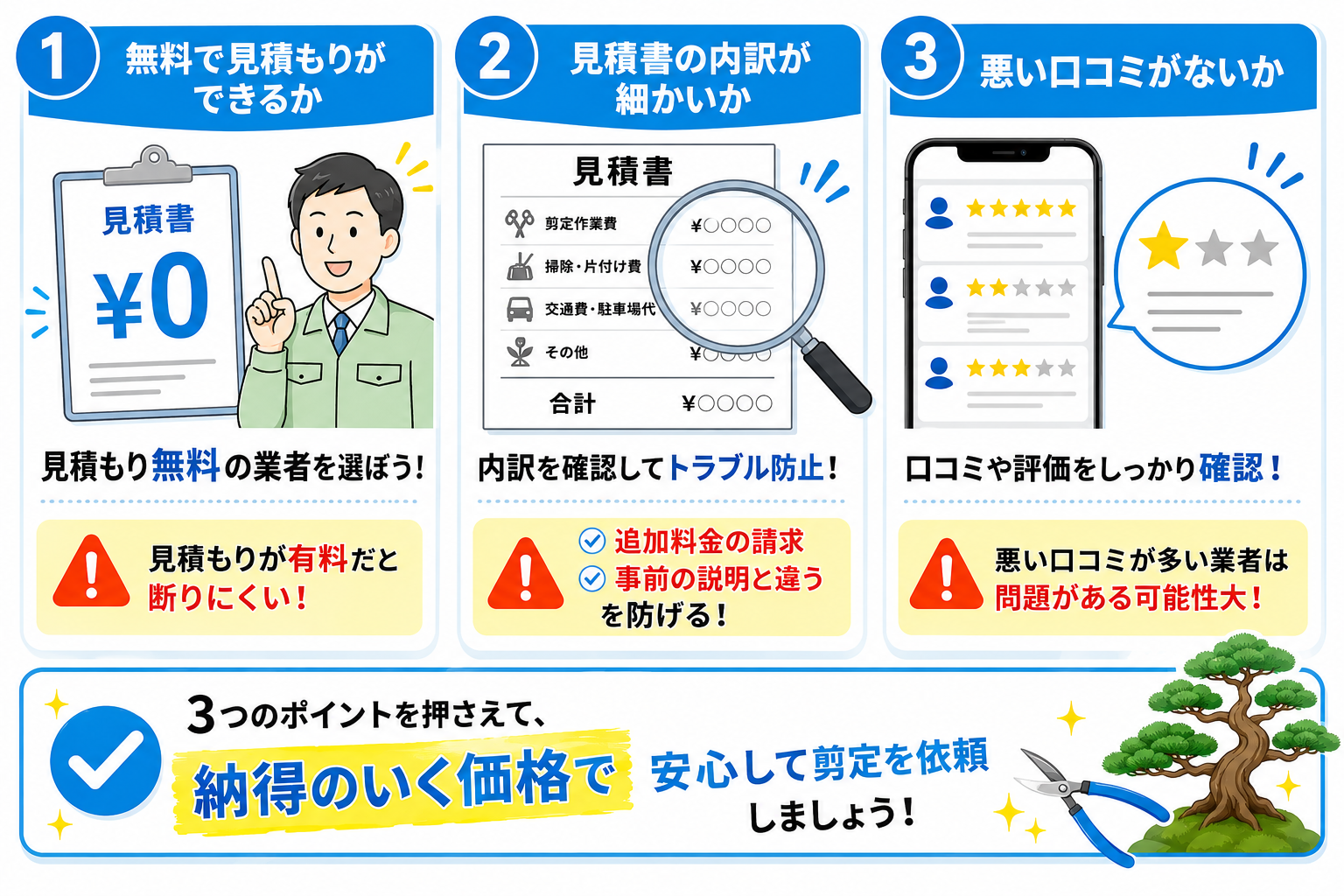 松の木の剪定の費用相場