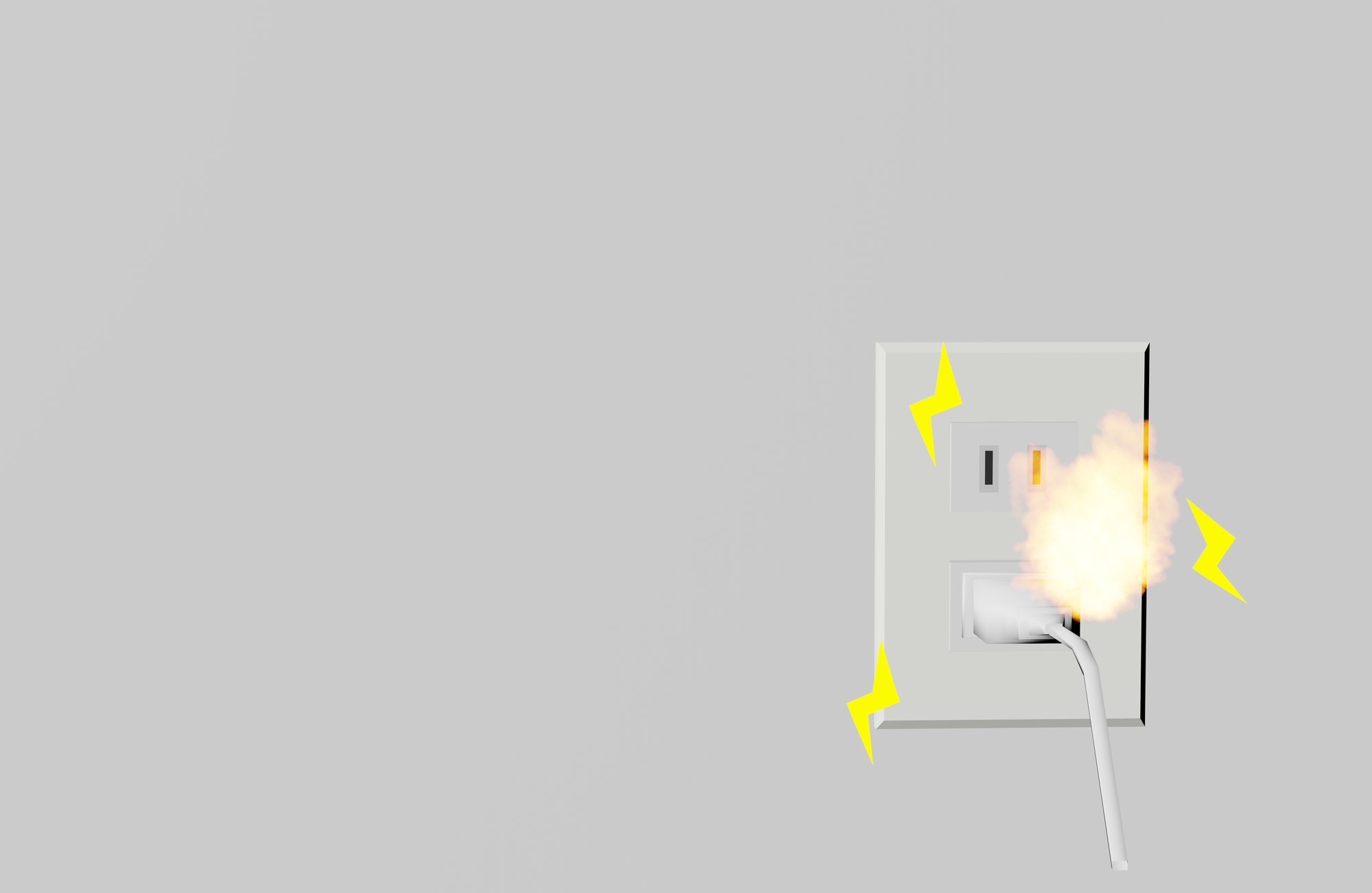 コンセントのほこりから火事