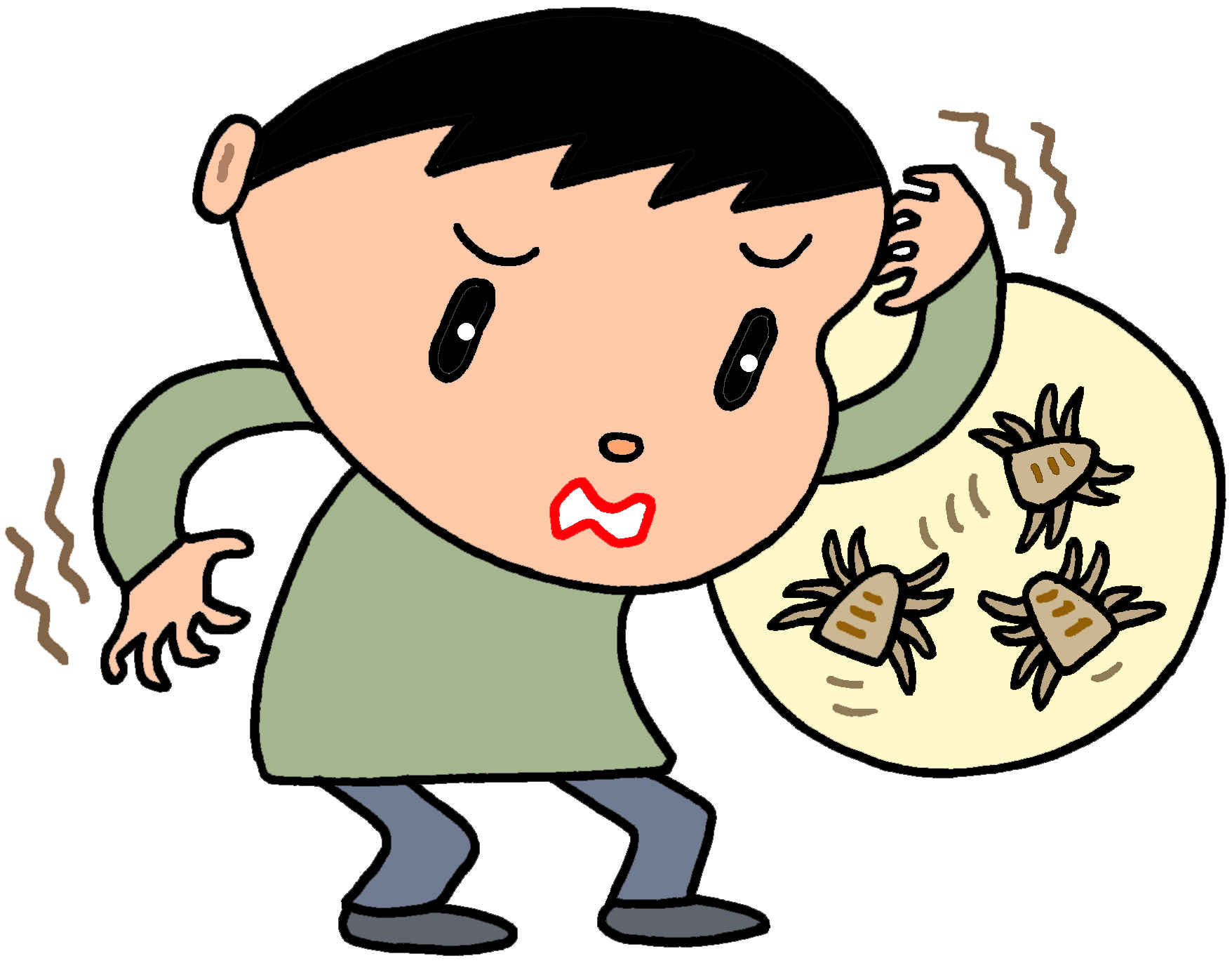 秋になりダニアレルギーに悩む人