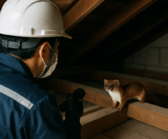 イタチ駆除業者画像