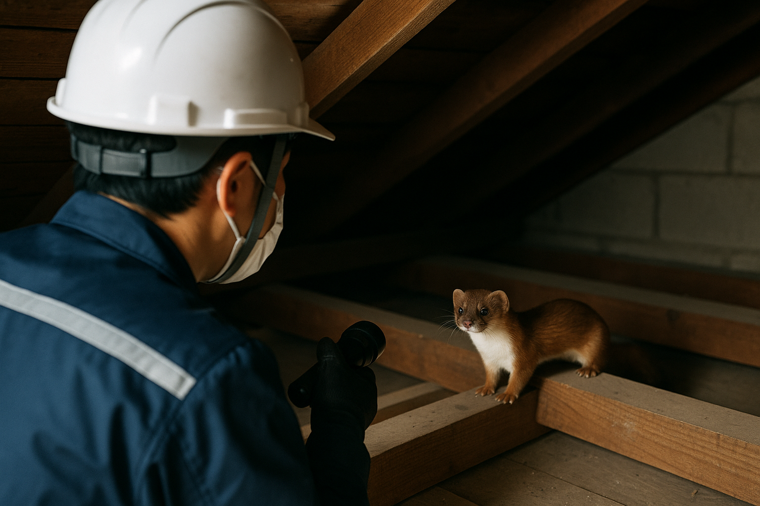 【2025年06月最新】茨木市のイタチ駆除業者おすすめ5選【格安で害獣特定から侵入経路の調査・対策までお任せ】