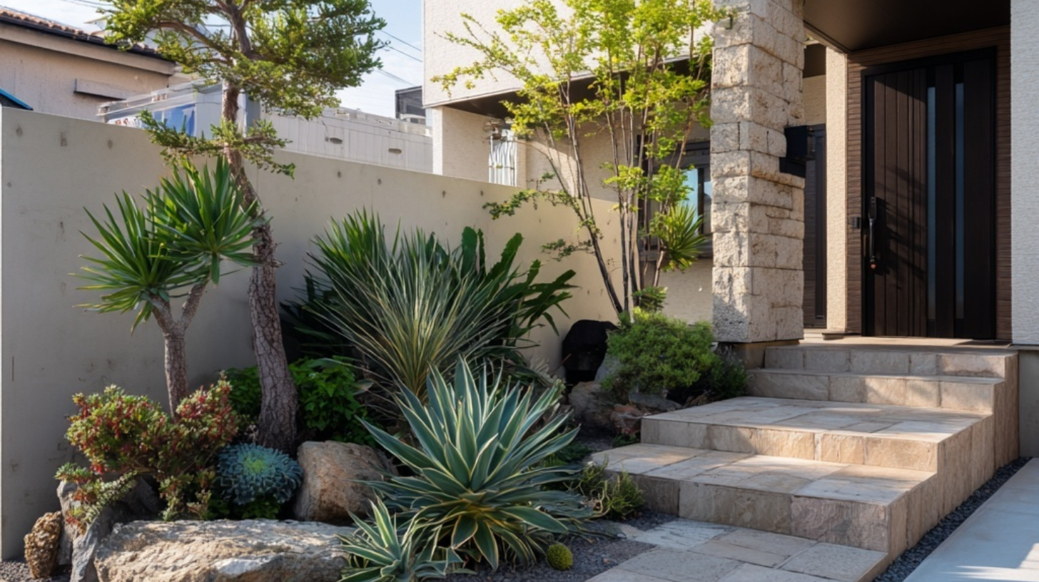 玄関アプローチで作る場合