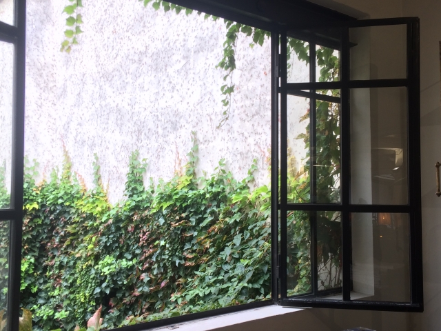 蜂が部屋に入ってきたため対処法を実施している部屋