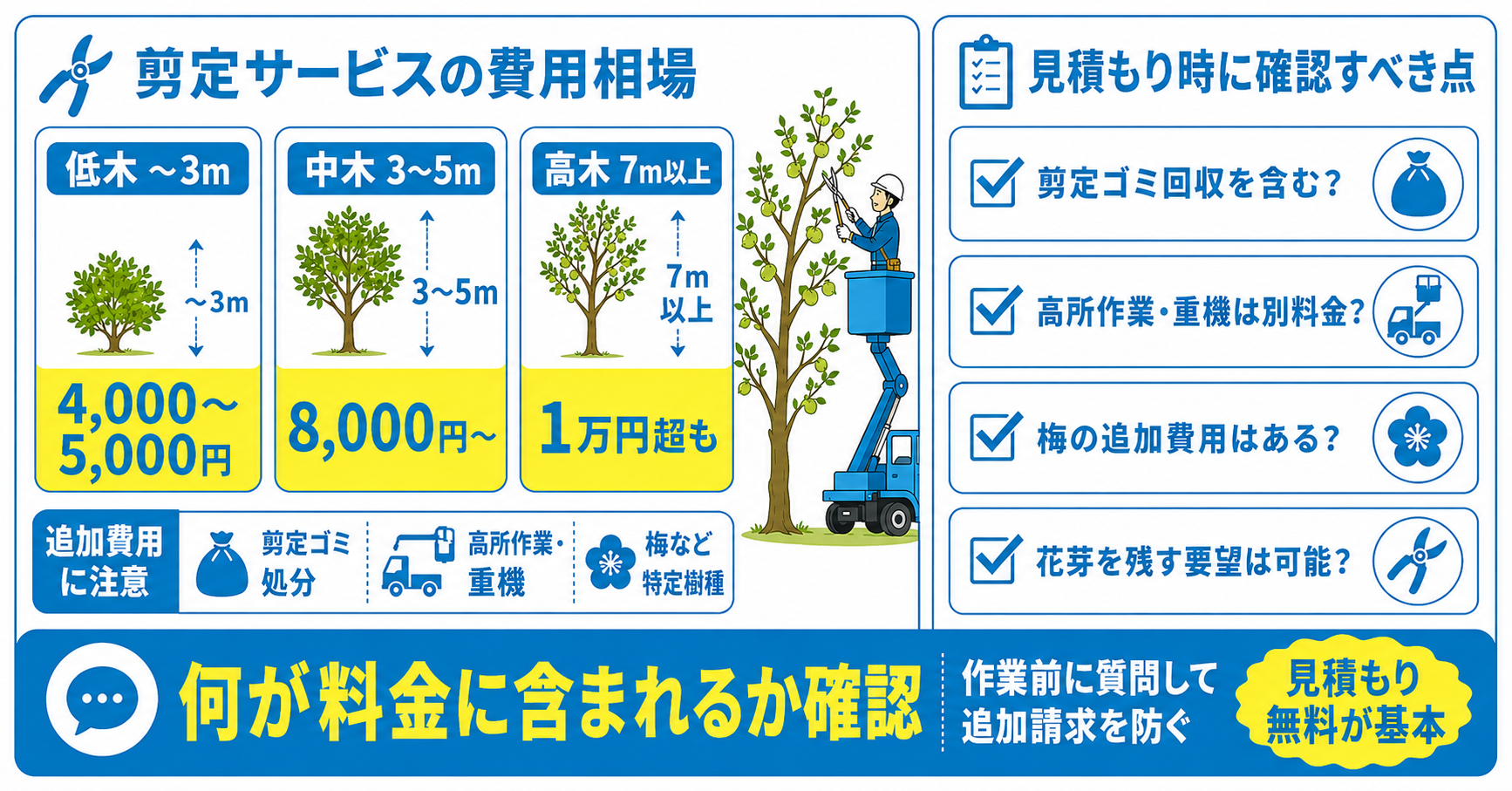 梅の剪定は業者がおすすめ
