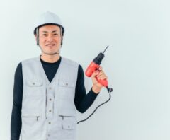 工事現場の仮設電気引き込み工事