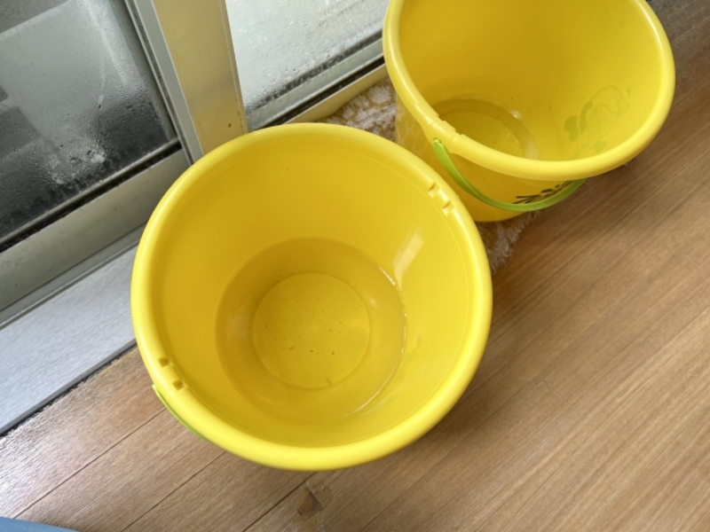 雨漏り調査を依頼中