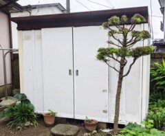 塗装してくれる業者を探し中の物置