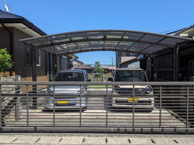 カーポート屋根の画像
