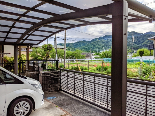 カーポート屋根の画像