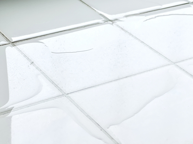 黒ずみの落とし方を調べているお風呂の床