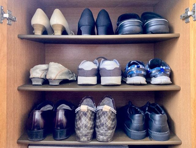 掃除しなければならない下駄箱