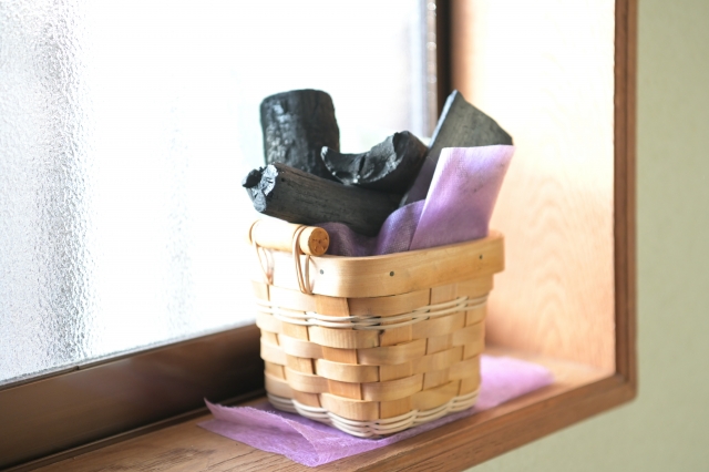 下駄箱掃除の後に置いたニオイ対策グッズ