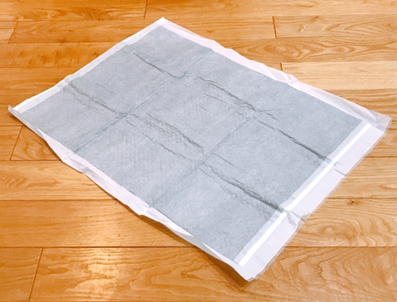 雨漏り応急処置で吸水シートを使用