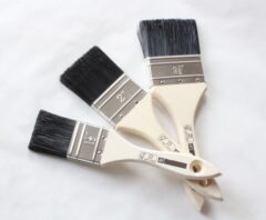 鼻隠しの塗装に使う道具