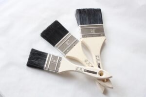 鼻隠しの塗装に使う道具