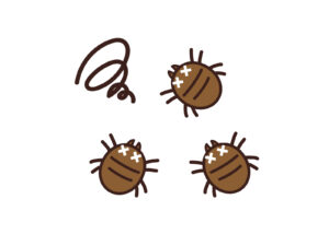 弱点があるダニ