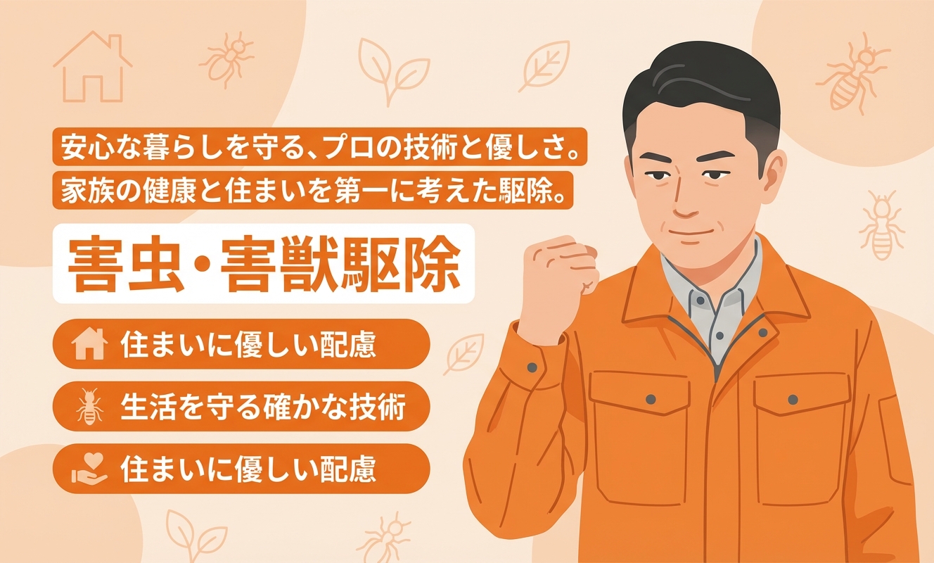 害虫の生活救急車