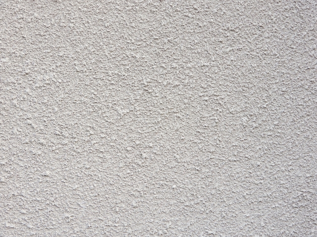 リシン吹き付けの外壁