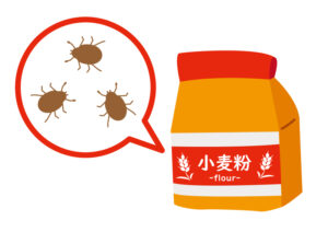 白いホコリみたいな虫