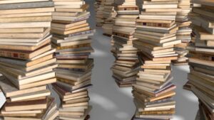 本が1000冊ある引っ越し前の人の部屋