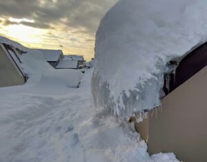 スノーダクトの雨漏り