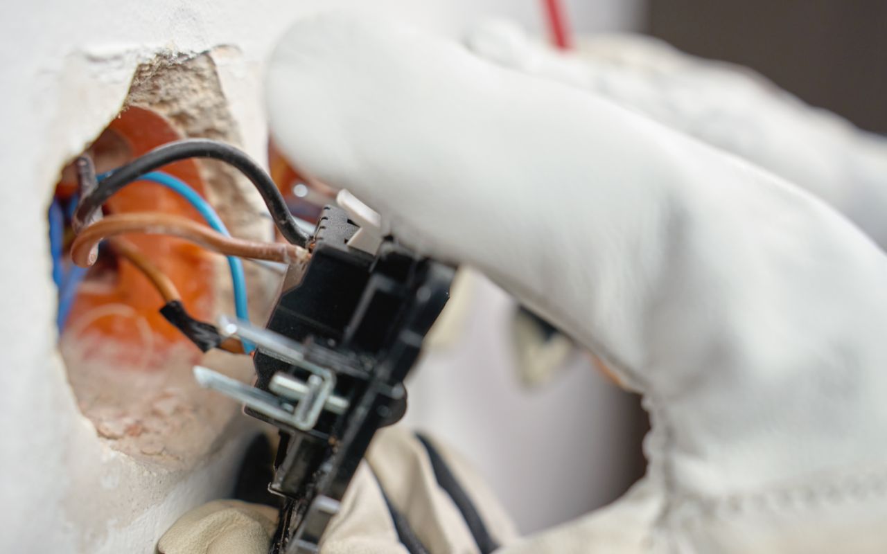 洗濯機のアース線がつけられない