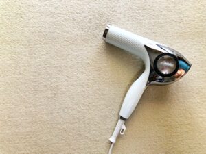 ダニ退治に使う予定のドライヤー