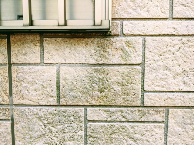 カビの生えた外壁