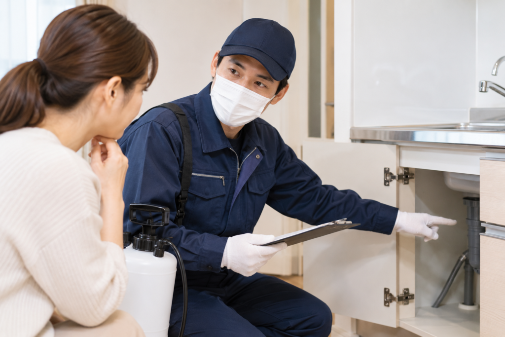 自分でゴキブリを駆除できないときは業者へ相談